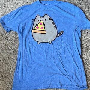 Pusheen cat pizza t-shirt